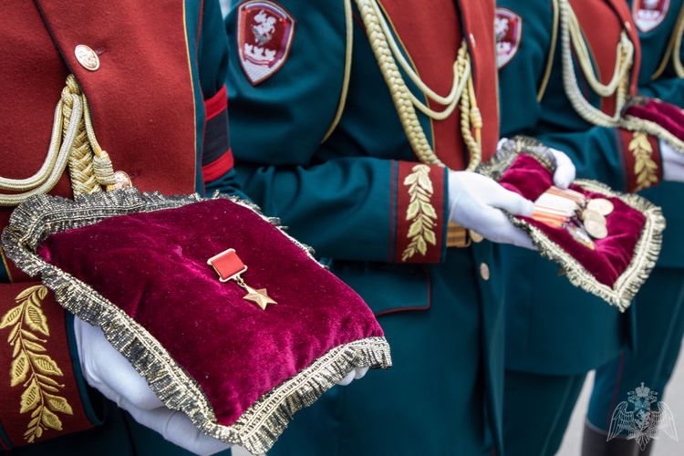 Росгвардия простилась с Героем Советского союза полковником в отставке Алексеем Прохоровичем Волошиным
