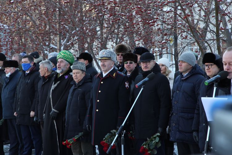 Начальник территориального управления Росгвардии принял участие в памятном митинге в Челябинске