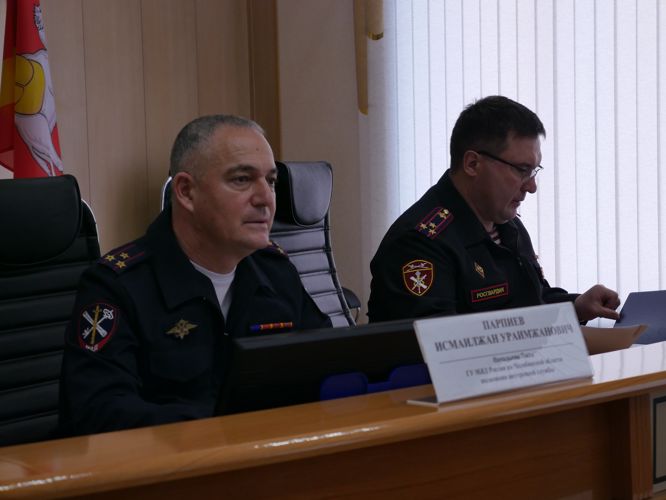 Сотрудники Росгвардии приняли участие в итоговом заседании межведомственной комиссии по вопросам оборота вооружения