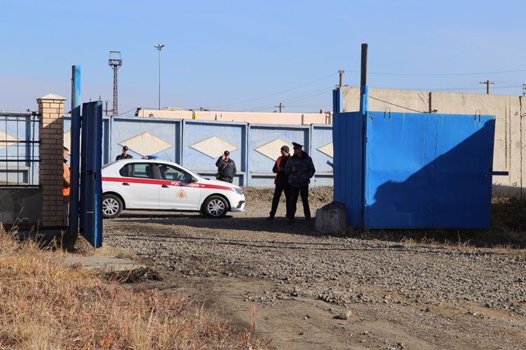 В Магнитогорске росгвардейцы приняли участие в учениях по ликвидации техногенной аварии