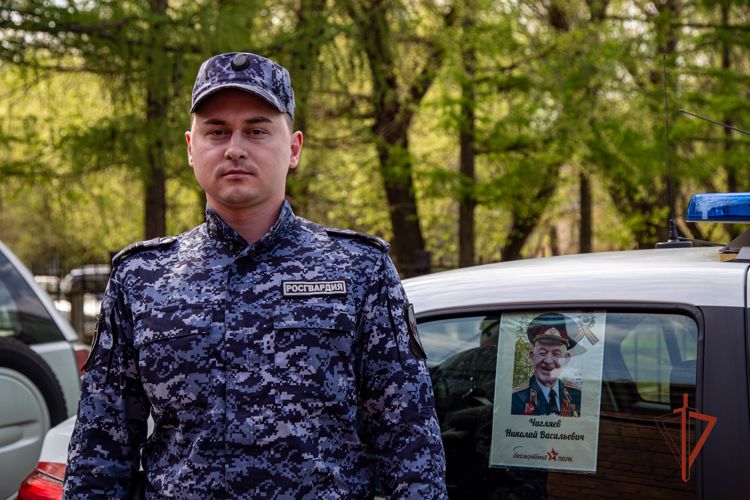 Росгвардейцы из Челябинской области присоединились к федеральной акции «Бессмертный автополк» 