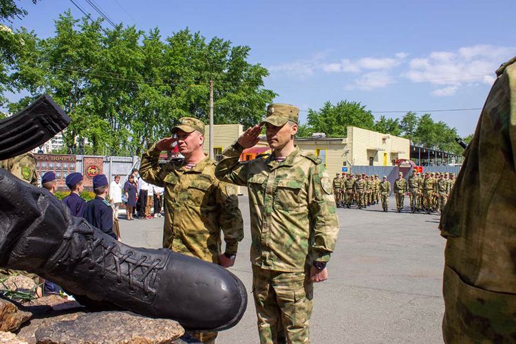  В отряде спецназа «Оберег» Росгвардии почтили память погибших военнослужащих