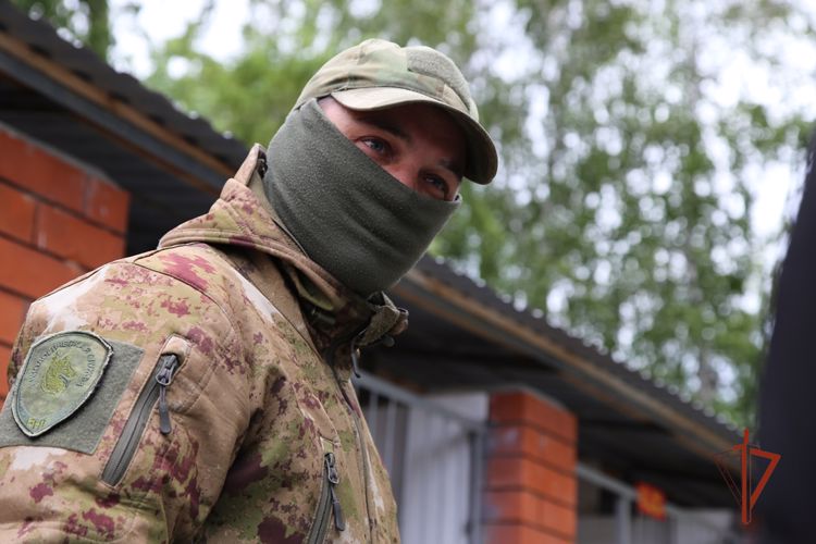 Кинолог специального отряда «Оберег» познакомил журналистов с профессией