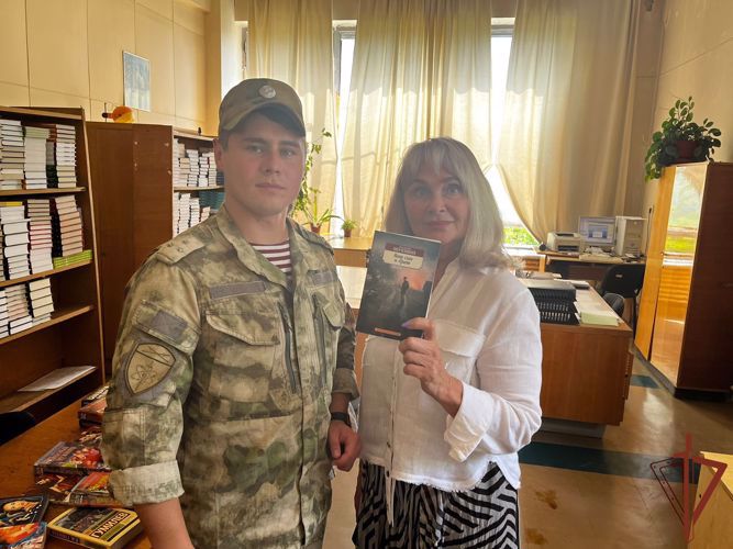 Всероссийскую акцию «Подари книгу библиотеке» поддержали военнослужащие Росгвардии на Урале