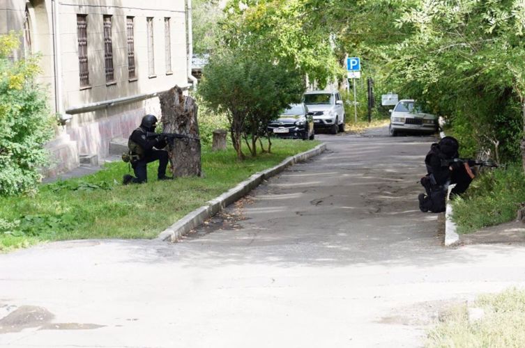 На Южном Урале представители Росгвардии приняли участие во всероссийских антитеррористических учениях
