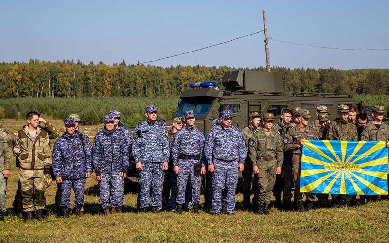 На Южном Урале росгвардейцы провели военно-патриотические Игры