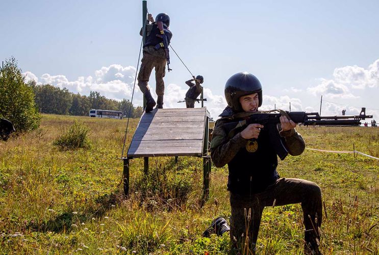 На Южном Урале росгвардейцы провели военно-патриотические Игры