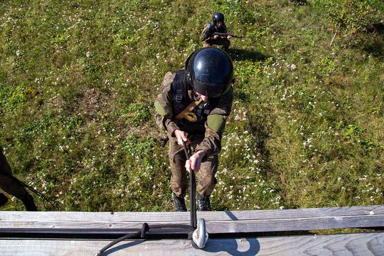 На Южном Урале росгвардейцы провели военно-патриотические Игры