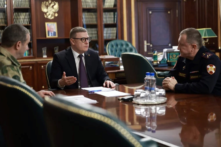Заместитель командующего представил нового руководителя территориального управления Росгвардии губернатору Челябинской области