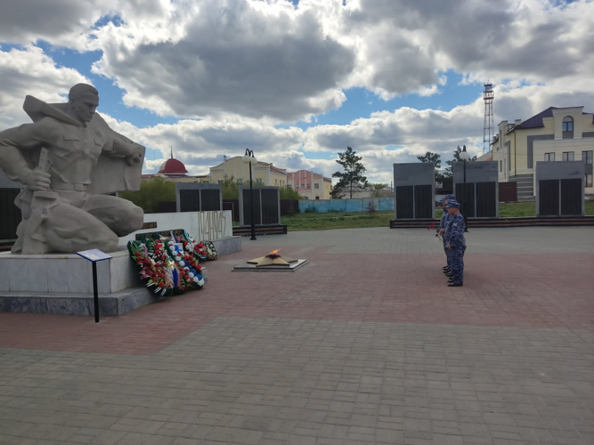 Росгвардейцы приняли участие в торжественных мероприятиях по случаю Дня Победы на Южном Урале