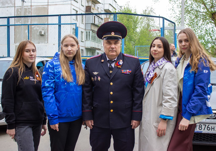 Росгвардия проводит патриотическую акцию «Георгиевская ленточка» на Южном Урале