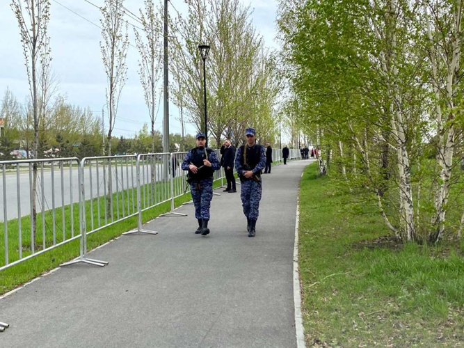 Росгвардейцы приняли участие в обеспечении безопасности «Вербного воскресенья» на Южном Урале