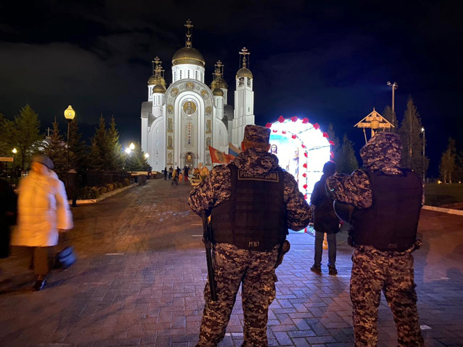 Росгвардейцы обеспечили безопасность Пасхальных богослужений на Южном Урале