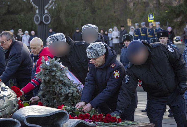 Руководство и личный состав территориального управления Росгвардии приняли участие памятных мероприятиях, посвященных Дню Неизвестного Солдата