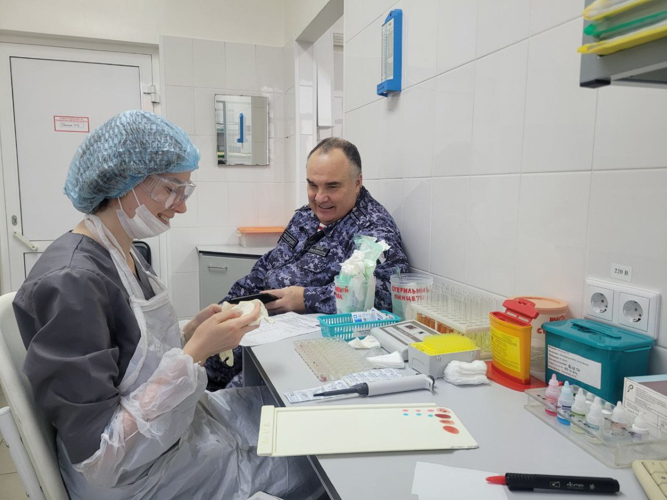 Росгвардейцы Южного Урала пополнили банк донорской крови