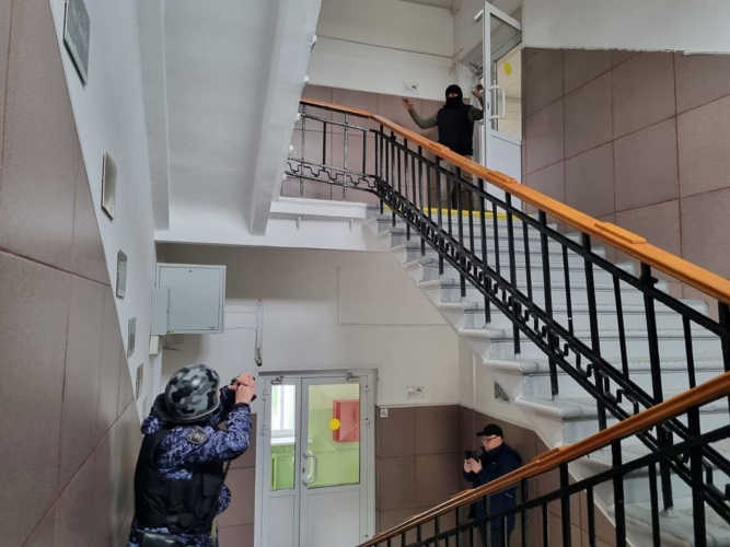 В Челябинской области росгвардейцы приняли участие во всероссийских антитеррористических учениях