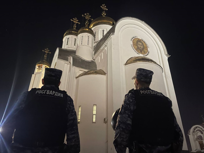 На Южном Урале Росгвардейцы обеспечили безопасность Пасхальных богослужений