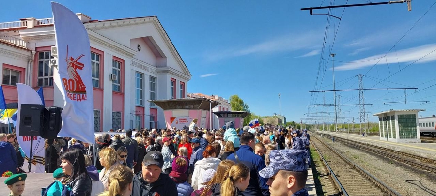 Росгвардейцы обеспечили безопасность «Поезда Победы» в Магнитогорске