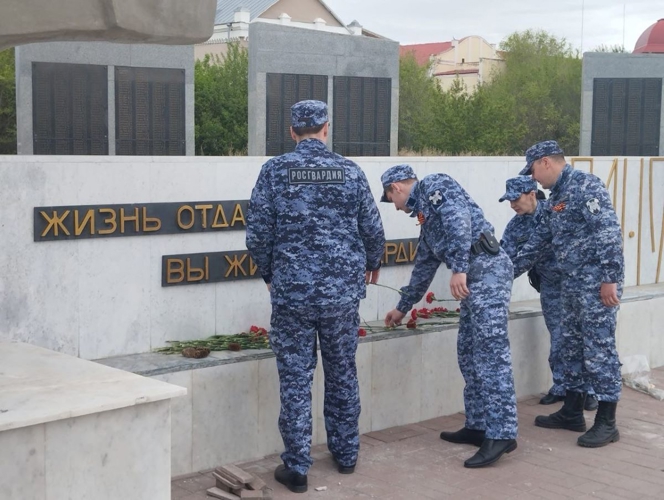 На Южном Урале росгвардейцы приняли участие в торжественных мероприятиях по случаю Дня Победы