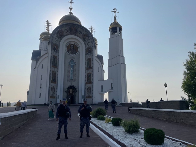 На Южном Урале росгвардейцы приняли участие в обеспечении безопасности во время проведения религиозных праздников