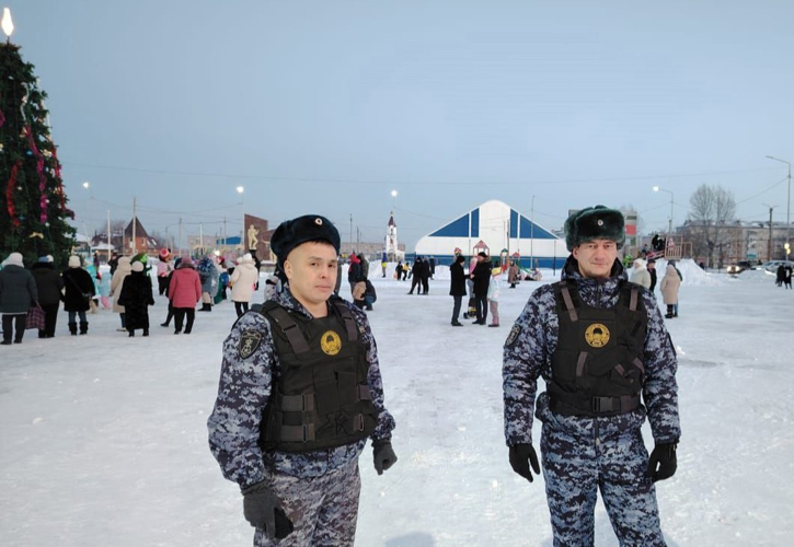 Росгвардейцы обеспечили безопасность новогодней ночи на Южном Урале