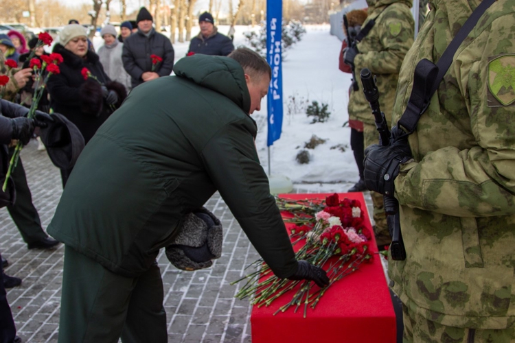 В Челябинске открыли интерактивную доску памяти погибшим спецназовцам