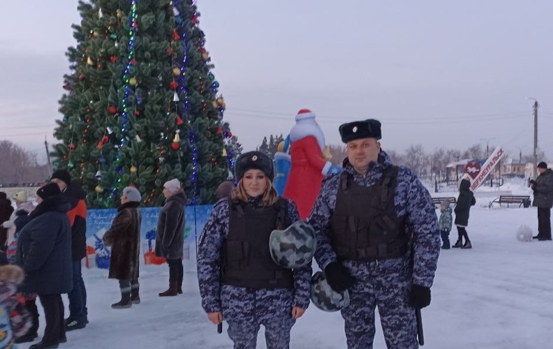 Росгвардейцы обеспечили безопасность новогодней ночи на Южном Урале