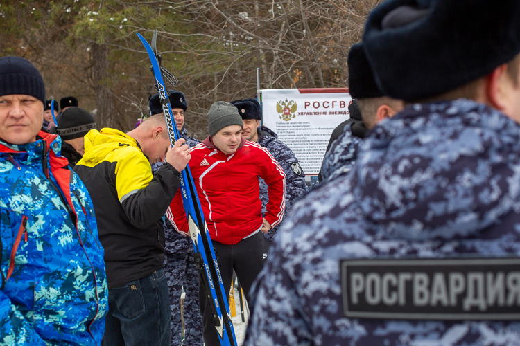 На Южном Урале росгвардейцы приняли участие во Всероссийском забеге «Лыжня России-2026»