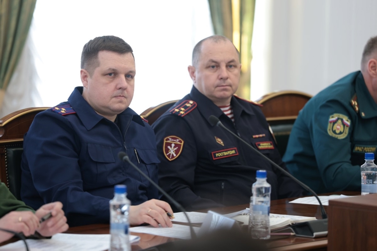 Росгвардейцы приняли участие в заседании областной комиссии по ЧС под председательством губернатора