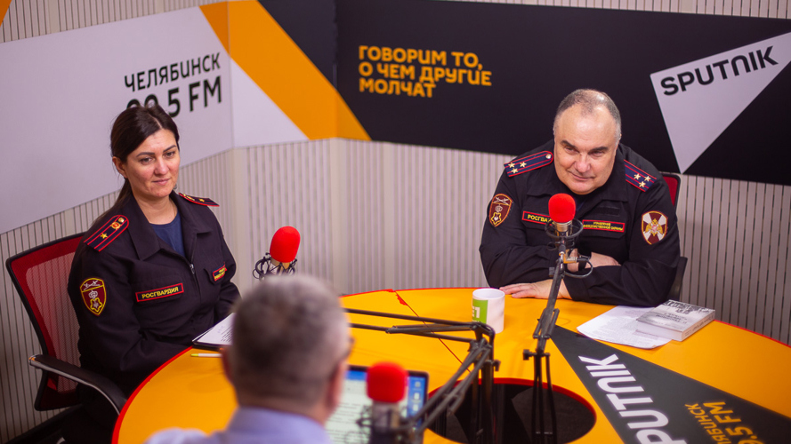 Росгвардейцы рассказали о службе в эфире телеканала «31ТВ» и радио «Спутник»