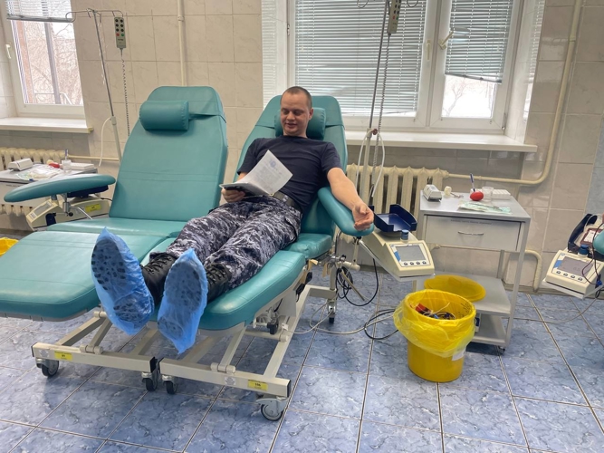 В Магнитогорске росгвардейцы поддержали донорскую акцию «От сердца к сердцу»