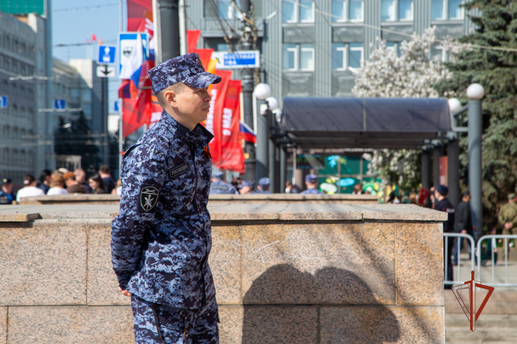 В Челябинской области росгвардейцы обеспечили безопасность Дня Победы