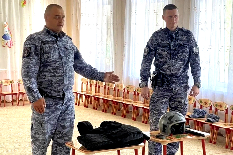 Росгвардейцы провели познавательную встречу для воспитанников дошкольного учреждения села Варна
