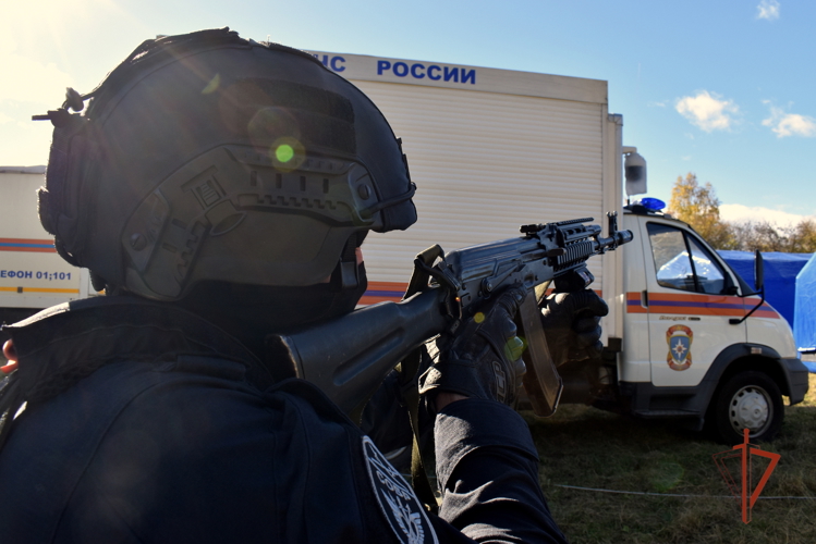 На Южном Урале Росгвардия приняла участие во всероссийской тренировке по гражданской обороне