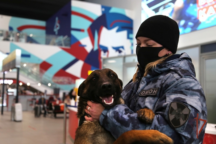 В Челябинске Росгвардия обеспечила безопасность матча регулярного чемпионата КХЛ